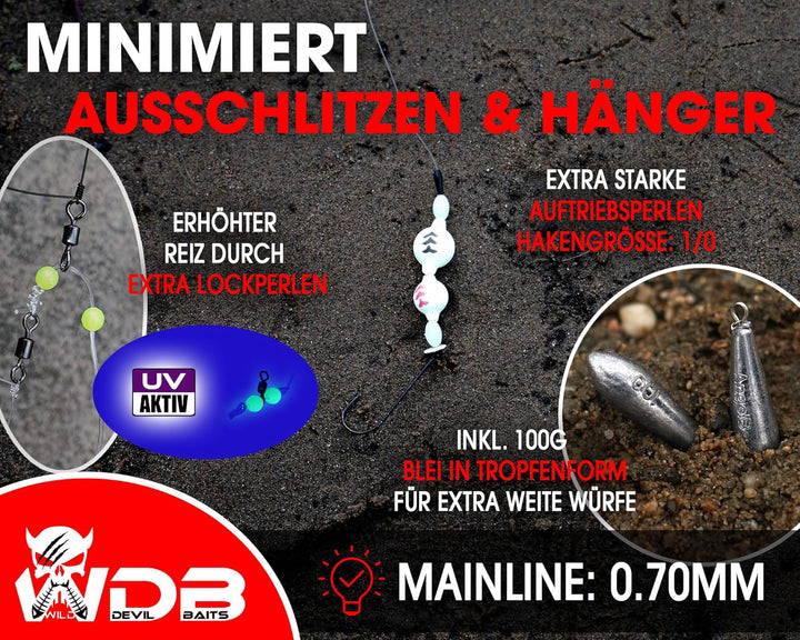 Angel Berger Saltline Brandungscombo Brandungsset mit Zubehör