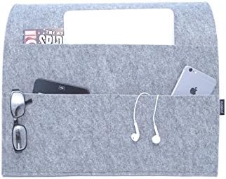 Rob&Raf Bettorganizer Bed Organizer Bett Buttler 'Classic' Bett Tasche Hochbett Polyester Filz Grau