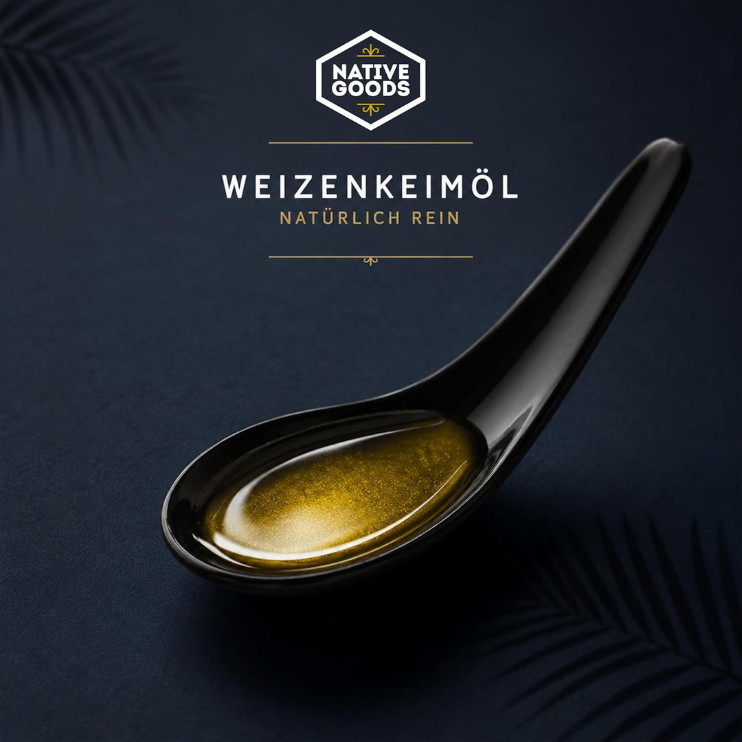 native goods – Bio Weizenkeimöl 250ml – 1. Kaltpressung nativ – Weizenkeimöl mit natürlichem Vitamin