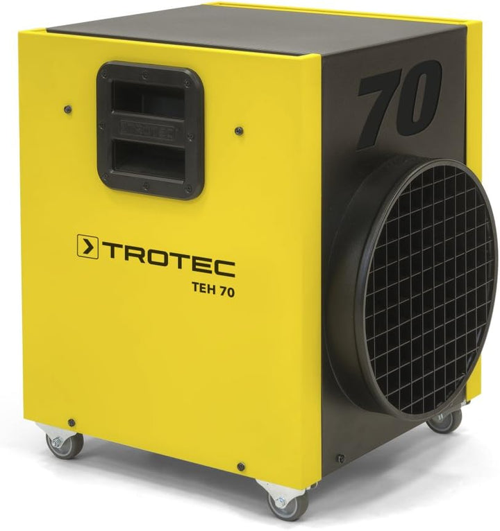 TROTEC TEH 70 Elektroheizer, Bauheizer mit 12 kW, widerstandsfähiger Schutzlackierung, extrem wartun