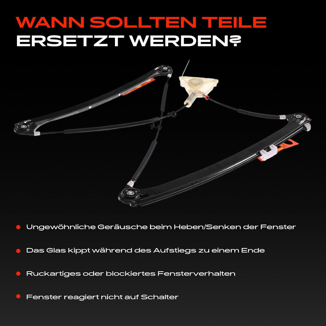 Elektrisch Fensterheber Ohne Motor Vorne Rechts für A3 Sportback 8PA 2004-2013 8P4837462, Vorne Rech