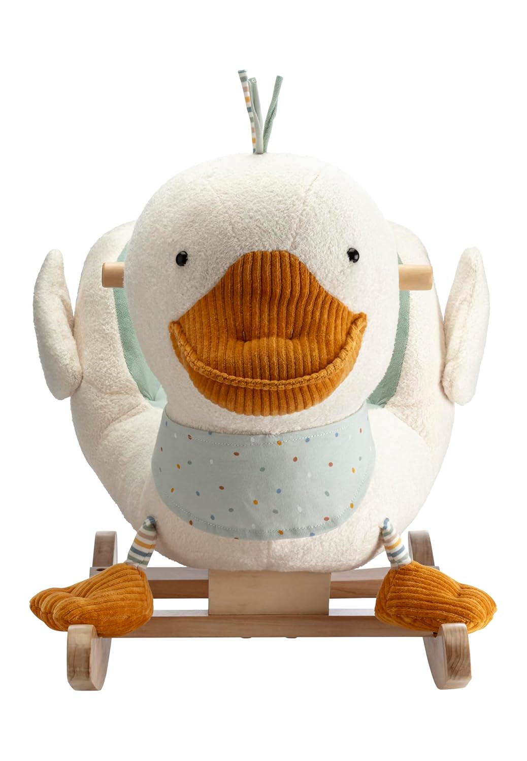 Sterntaler Schaukeltier Ente Edda Lou für Jungen und Mädchen, mehrfarbig