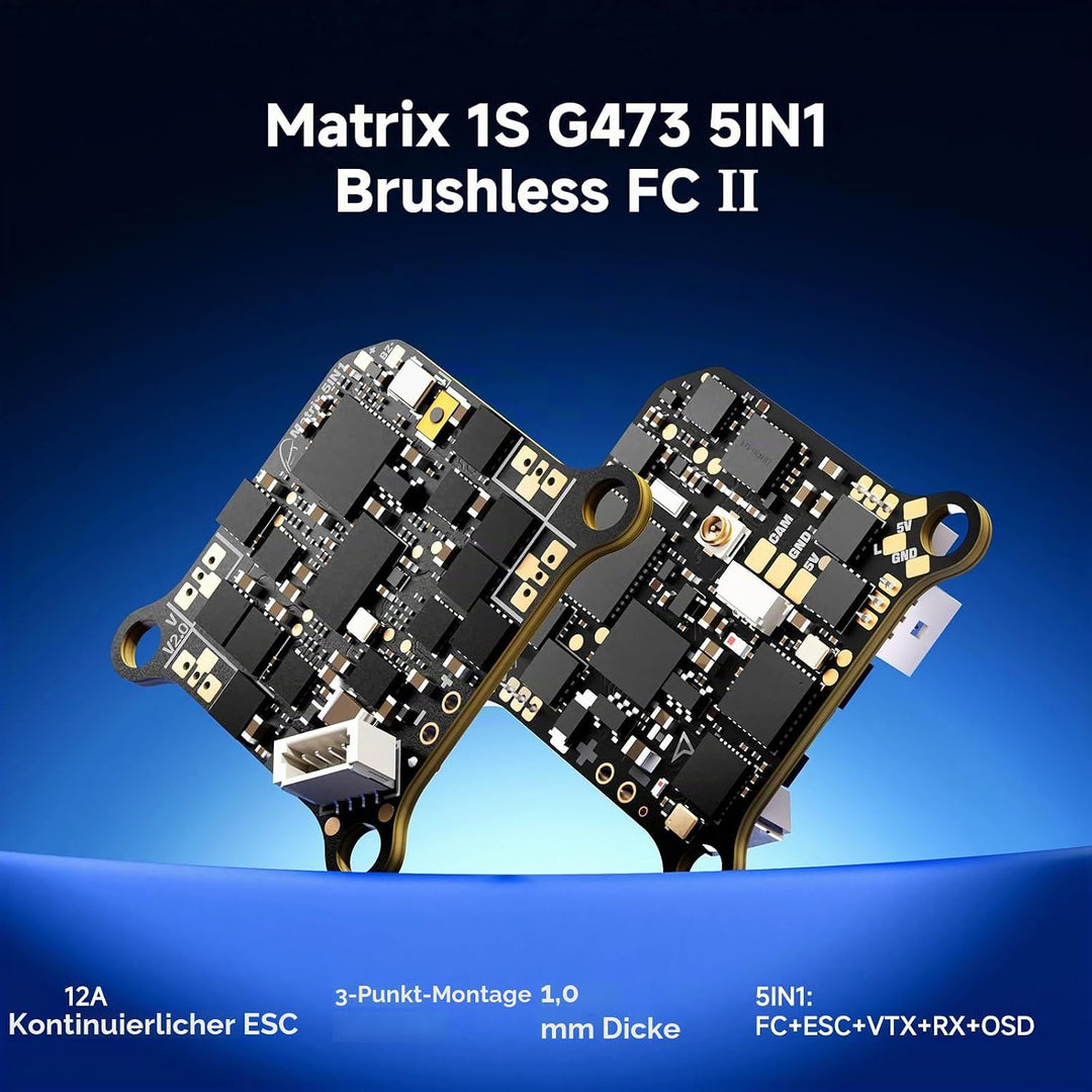 BETAFPV Air65 II Brushless Whoop Quadcopter, Ultraleichte 1S 65mm Mikro Drohne mit Matrix 1S 5IN1 II
