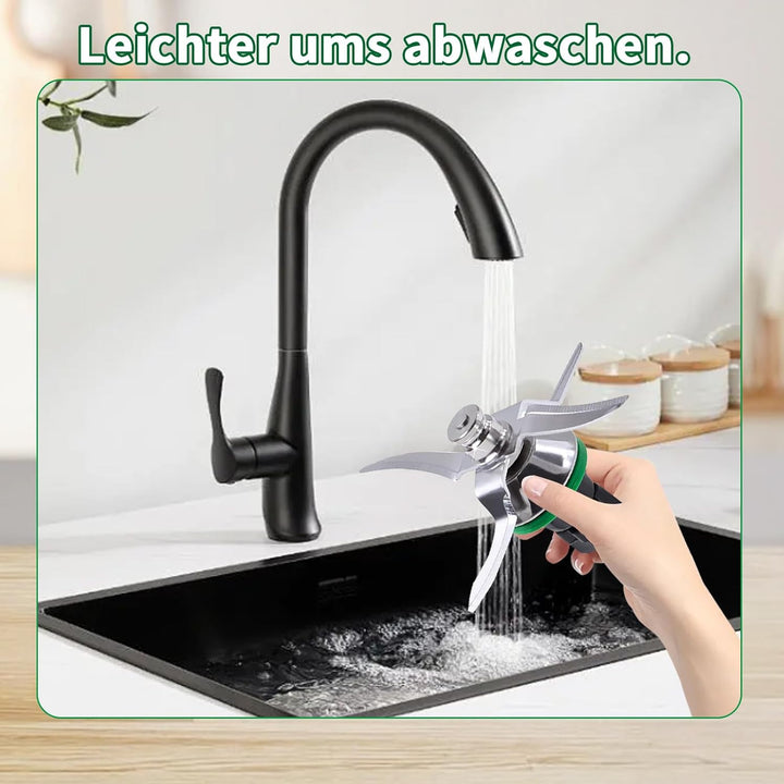 Messer für Vorwerk Thermomix TM5 TM6, Messer für Thermomix Küchenmaschine Mixmesser Edelstahl, inkl