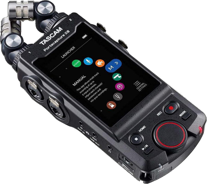 Tascam Portacapture X8 - Portabler 6+2-Spur High-Resolution 32-bit/192-kHz Rekorder &amp; SanDisk Extrem