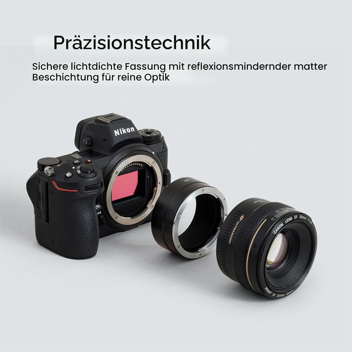 Urth Objektivadapter: Kompatibel mit Canon EF &amp; EF-S Objektiv und Nikon Z Kameragehäuse Canon EF/EF-