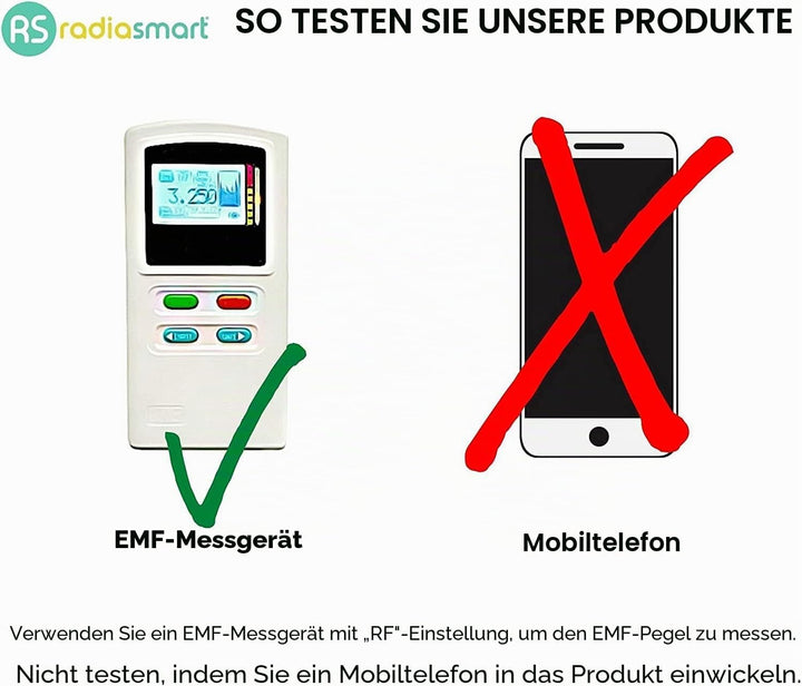Radia Smart EMF Schutz-Slouch-Mütze, 5G Strahlenschutz, RF-Abschirmung, WiFi-Strahlenschutz, Kopfman