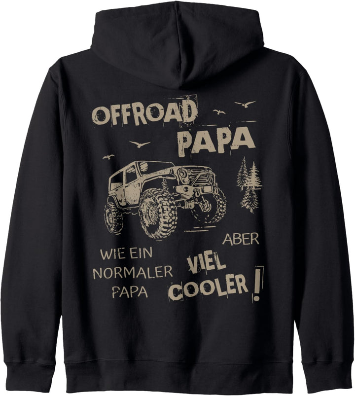 Offroad Papa, wie ein normaler Papa aber cooler 4x4 Vatertag Kapuzenjacke