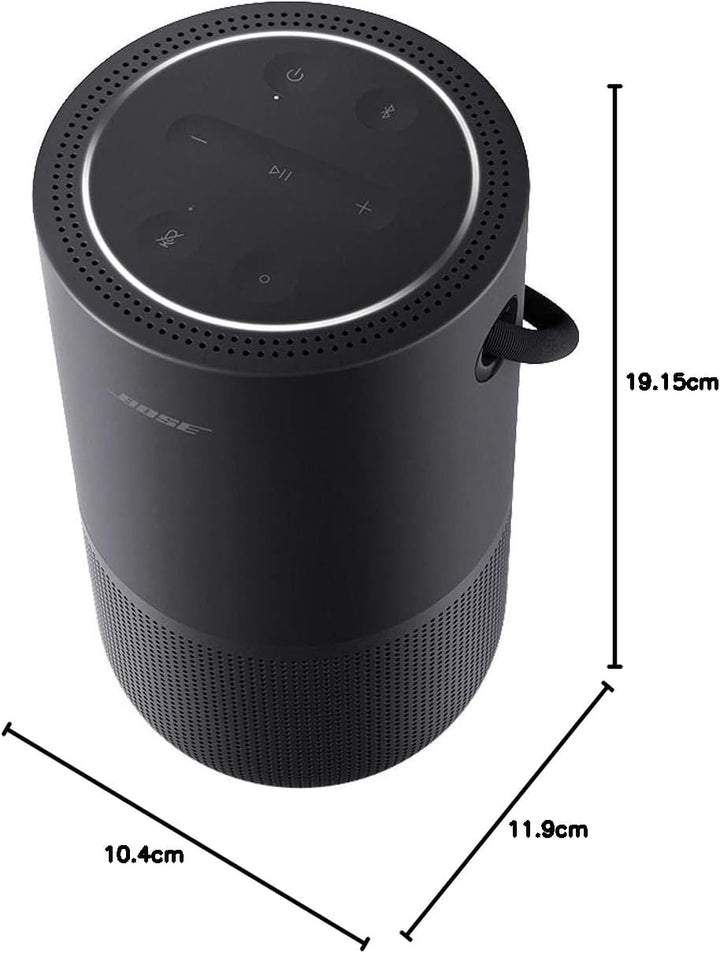 Bose Portable Smart Speaker – mit integrierter Alexa-Sprachsteuerung, in Schwarz, Schwarz