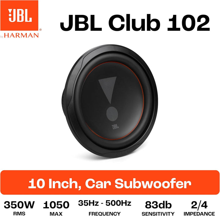 JBL Club 102SL - 1000 Watt Subwoofer Auto Radio für Flach-Einbau in KfZ Musikanlage von Harman Kardo