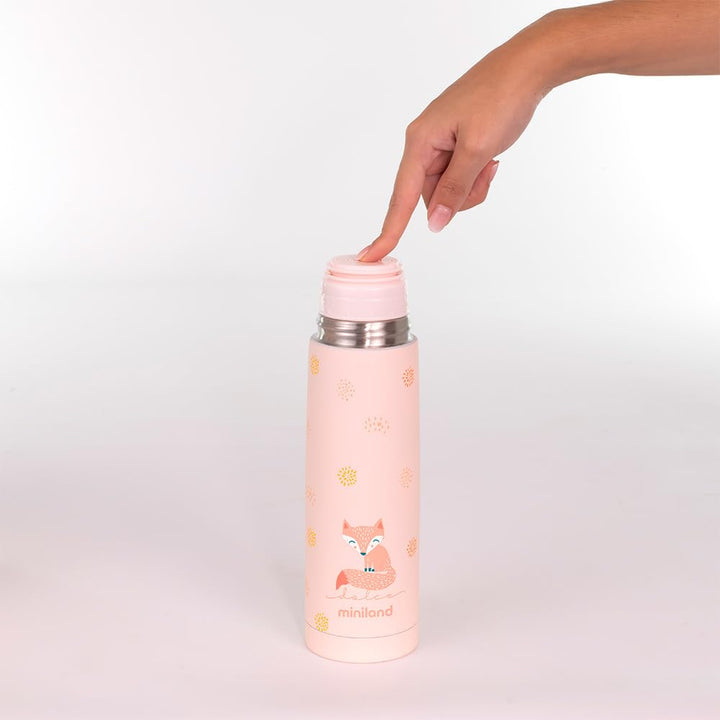 Miniland Thermy Candy 500 ml. Hochwertige Edelstahl-Isolierflasche von hoher Qualität um Flüssigkeit