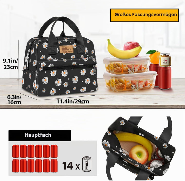HOMESPON Lunch Bag Insulated Cooler Bag with Large Capacity and Waterproof Material Portable for Men