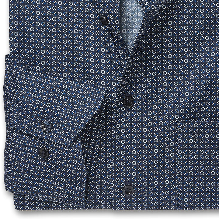 Marvelis Herren Businesshemd Langarm 722584,Rotationsdruck,Modern Fit,New Kent 39 Marine 18, 39 Mari