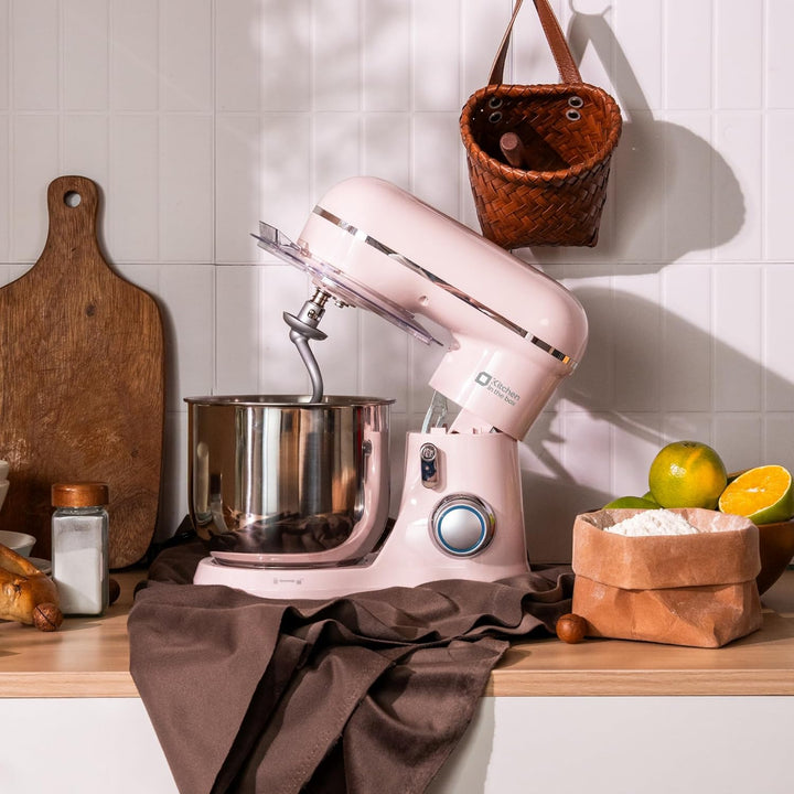 Kitchen in the box Kompakte Küchenmaschine 3,5 L, Rührmaschine & Knetmaschine mit 10 Geschwindigkeit