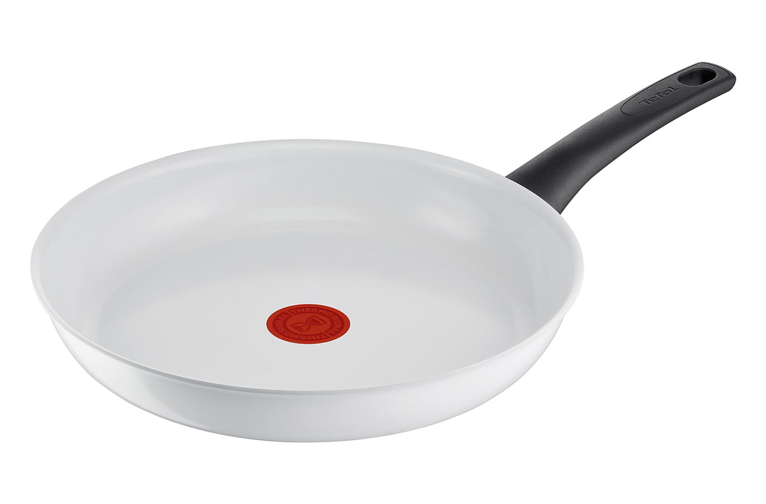 Tefal Ceramic Control Bratpfanne 28 cm, Pfanne Induktion, sichere Keramikpfanne, Thermo-Signal bei i