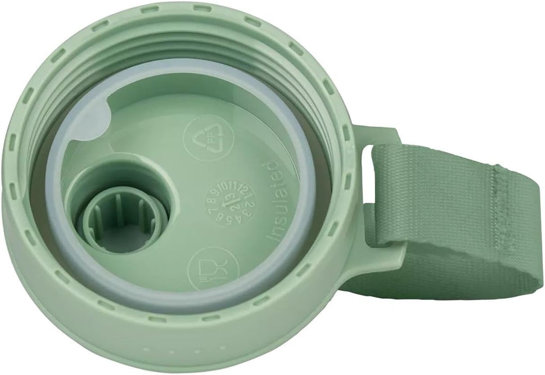 Satch Trinkflasche aus Edelstahl BPA-frei 0,5l, Auslaufsicher und Kohlensäure geeignet, für Heisse u
