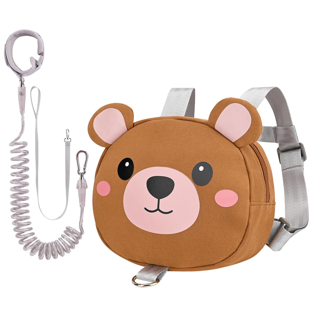 Bebamour Tier-Kleinkind-Rucksack mit Sicherheitszügeln, Mini-Tasche mit Sicherheitsleine für Kinder,