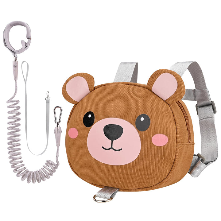 Bebamour Tier-Kleinkind-Rucksack mit Sicherheitszügeln, Mini-Tasche mit Sicherheitsleine für Kinder,