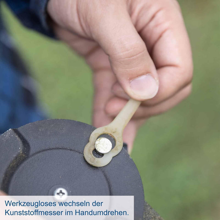 Scheppach Akku-Grasschneider C-LT240-X – Serie 20 V IXES – Schnittbreite max. 240 mm – 10.000 U/min