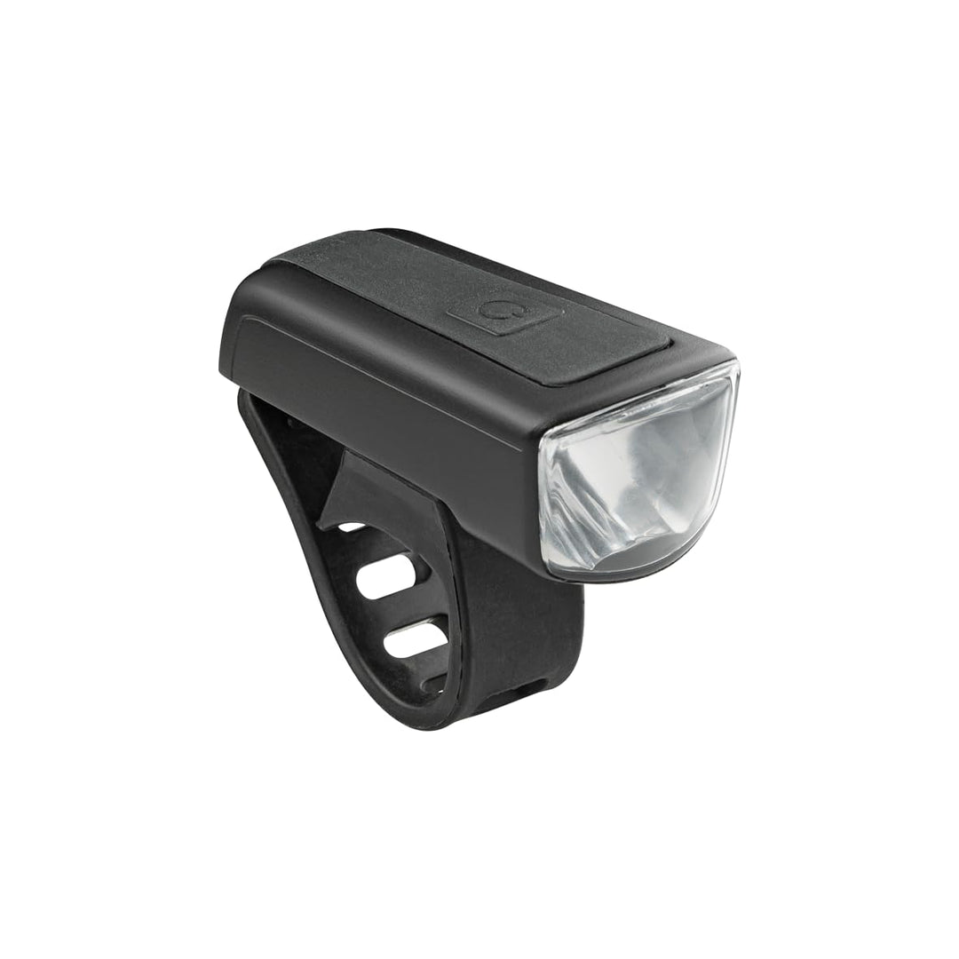 AXA Fahrradlicht Dwn Front 30 Lux – USB Aufladbar – 11 Stunden Leuchtdauer – Batterieanzeige – StVZO