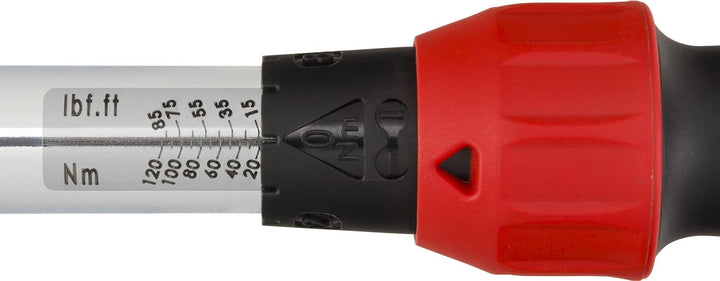 Vigor Drehmoment-Schlüssel (20-120 Nm, Vierkant 1/2 Zoll, feinverzahnt, 72 Zähne) V3898 20-120 Nm Dr
