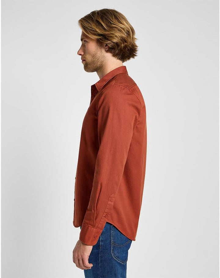 Lee Herren Patch Shirt XXL Sweet Maple, XXL Sweet Maple