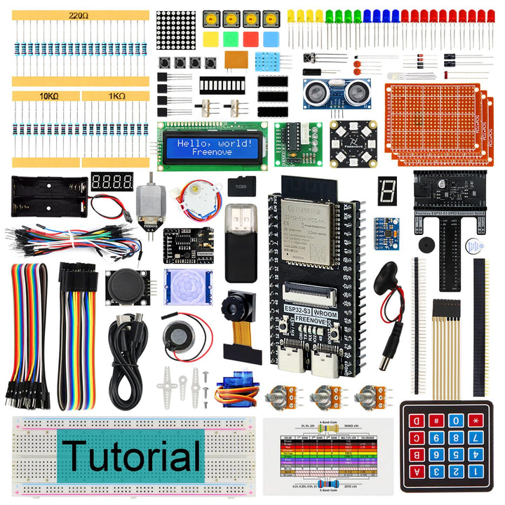 FREENOVE Ultimate Starter Kit for ESP32-S3-WROOM (Included) (Compatible with Arduino IDE), Onboard C
