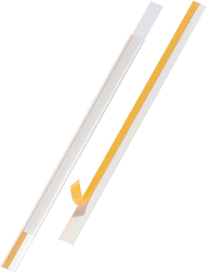 Durable Scannerschienen Scanfix inkl. Etiketten, 1000 x 30 mm, transparent, 25 Stück, 802719, 1000 x