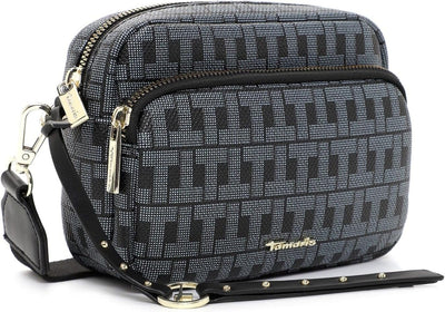 Tamaris Umhängetasche Linn 32260 Damen Handtaschen Ornament Einheitsgrösse Black 100, Einheitsgrösse