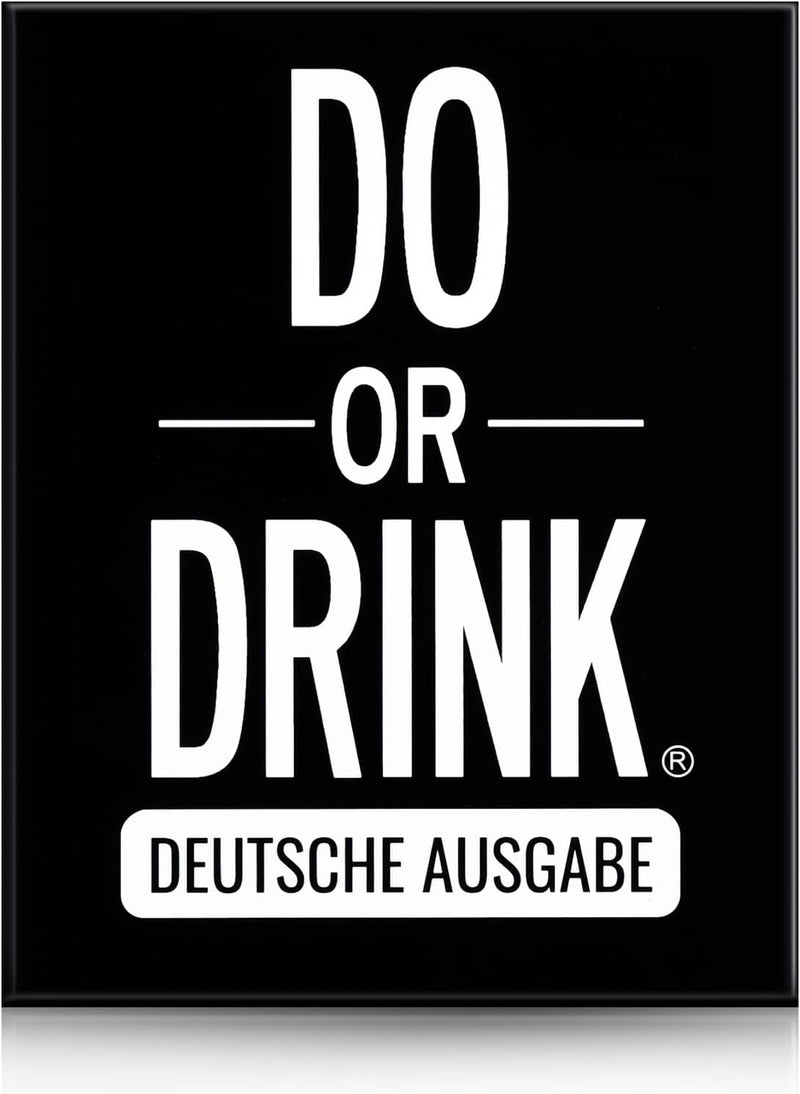 Do or Drink Deutsche Ausgabe - Trinkspiel aus den USA - EIN Saufspiel das auf keinem, Trinkspiel mit