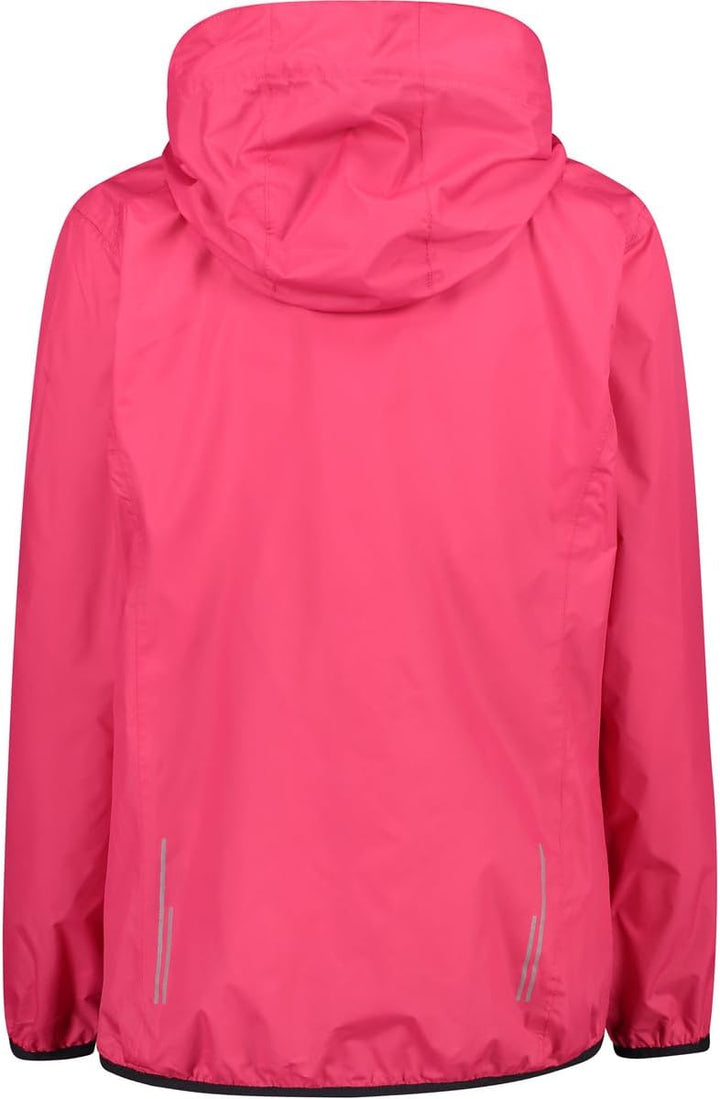 CMP Damen Damenjacke mit Regenkapuze WOMAN JACKET RAIN FIX HOOD 34 Erdbeere, 34 Erdbeere