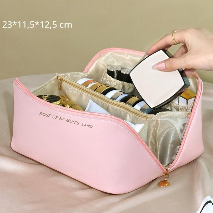 1PCS Make-Up Taschen,Gross Kapazität Kosmetiktasche Damen,Wasserdichter Tragbare Reise Make Up Tasch