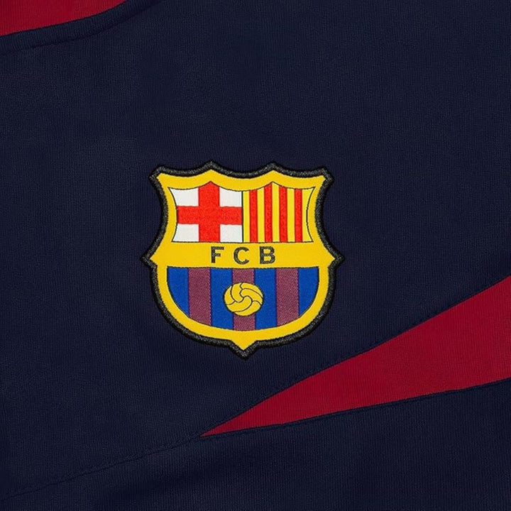 Icon Sports Herren Fc Barcelona Trainingsjacke mit durchgehendem Reissverschluss L Blau, L Blau