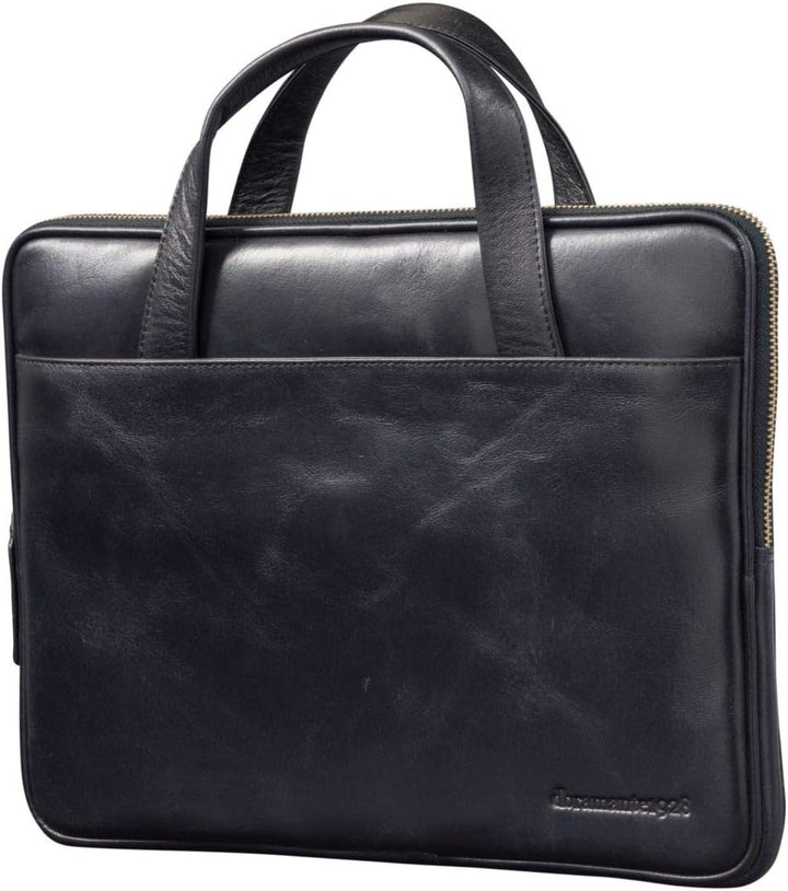 dbramante1928 - Silkeborg Laptoptasche für Damen und Herren - Tasche mit zwei strukturierten Ledergr
