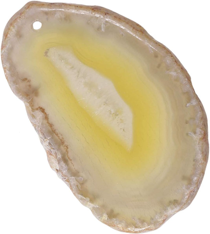 Nupuyai 10 Stück Achatscheiben Anhänger Edelstein Geode Achat Scheiben mit Loch für Schmuckherstellu