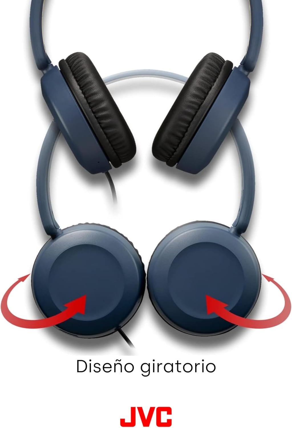 JVC HA-S31M Kopfhörer und Mikrofon, Binaural, Kopfbügel, Blau – Kopfhörer und Mikrofone (kabelgebund