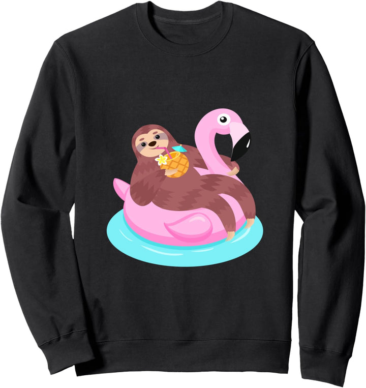 Tropical Vacation Sloth Sweatshirt