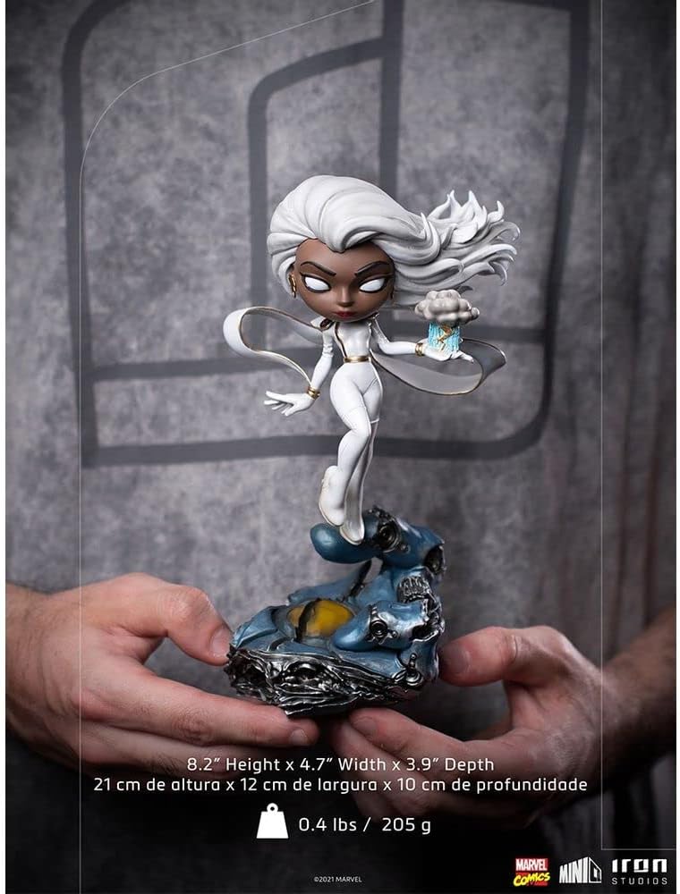 Iron Studios - Minico X-Men Storm Vinyl Statue, Grösse: 21 x 12 x 10 cm, Grösse: 21 x 12 x 10 cm