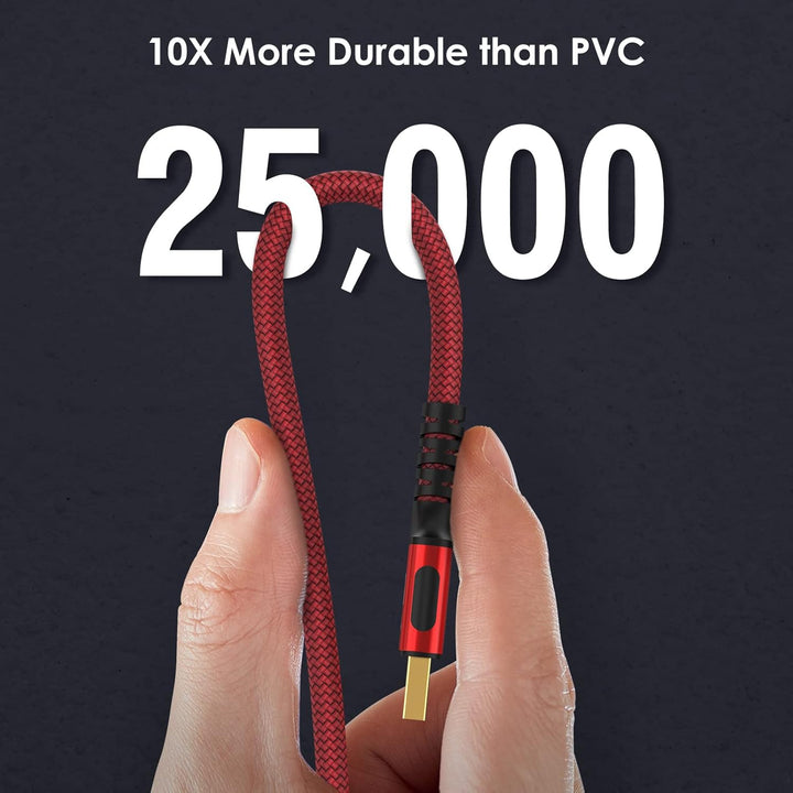 Dbilida 16K DisplayPort Kabel 2.1/2.0 3M, DP Kabel 2.1 16K@60Hz, 8K@120Hz, 4K@240Hz/165Hz/144Hz, 2K@
