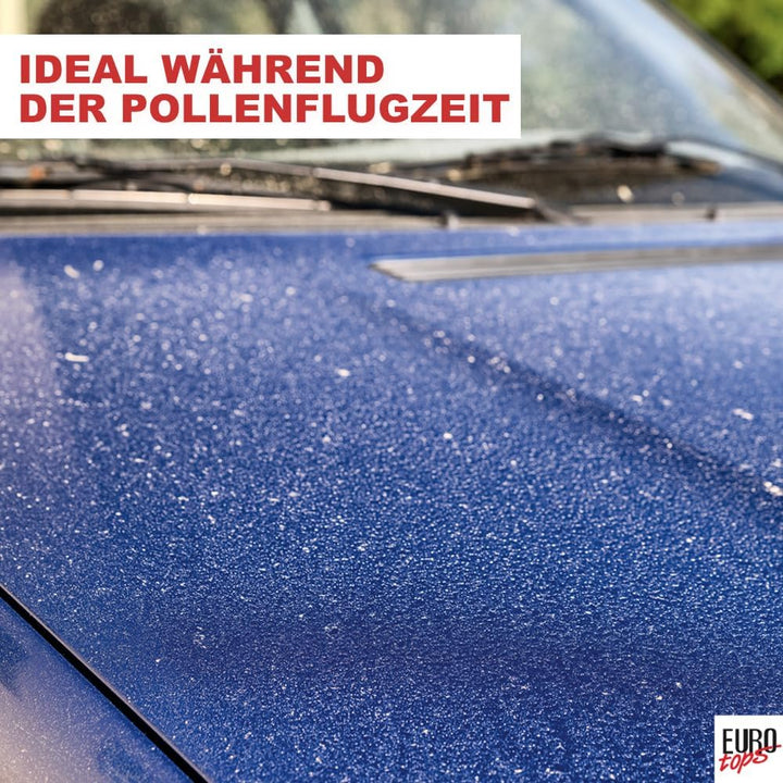 EUROtops Profi Car Duster Handbesen, Auto-Reinigung ohne Wasser Rot Extra Lang, Rot Extra Lang