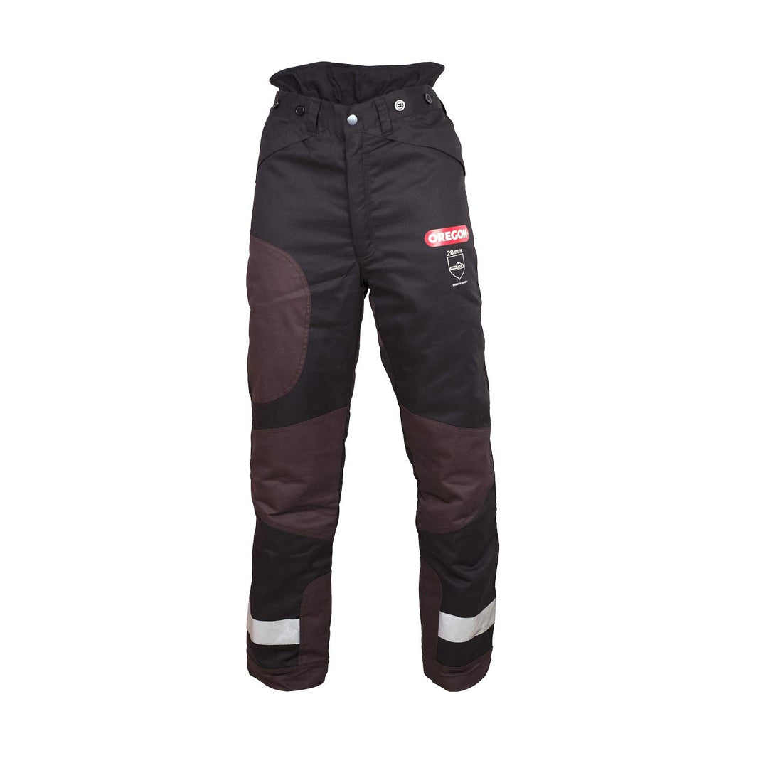 Oregon Yukon+ Typ A Klasse 1 (20 m/s) Schnittschutz-Bundhose Schwarz, PSA Schutzausrüstung, Grösse 3