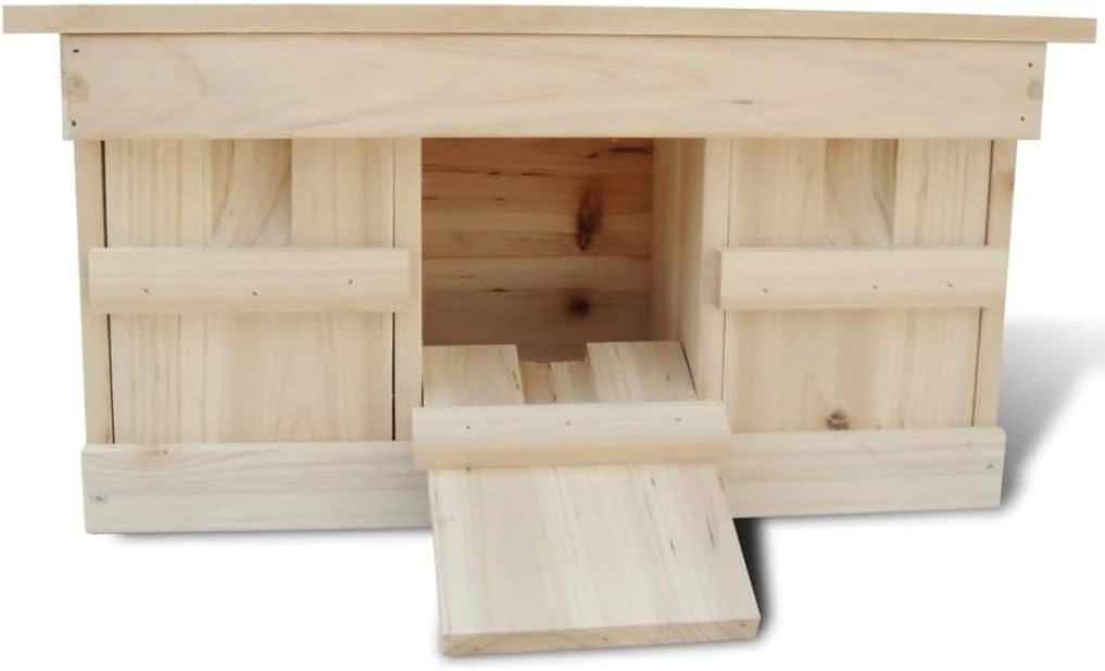vidaXL 2X Holz Spatzenhaus Kolonienbrüter Spatzenvilla Nistkasten für Sperling, 2