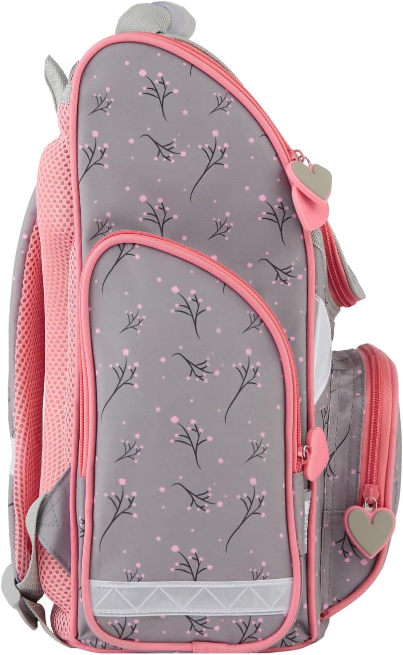 Goldkids - Schulranzen für Jungen und Mädchen, 4er-Set - Schul-Rucksack für Kinder mit Federmäppchen