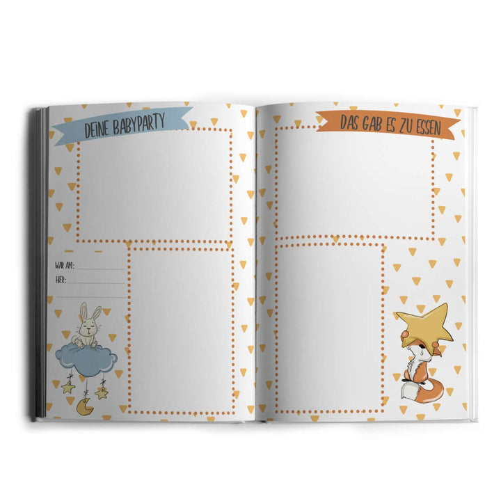 Mein Baby-Party Buch zur Geburt - Gästebuch zur Baby-Shower als tolle Erinnerung für Eltern und Kind