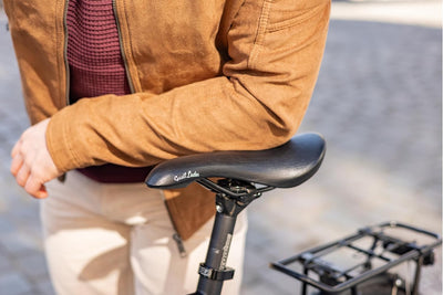 Gusti Fahrradsattel Leder - Geraint T. Fahrradsattel Ledersattel weich Sattel Fahrrad Rennrad Echtes