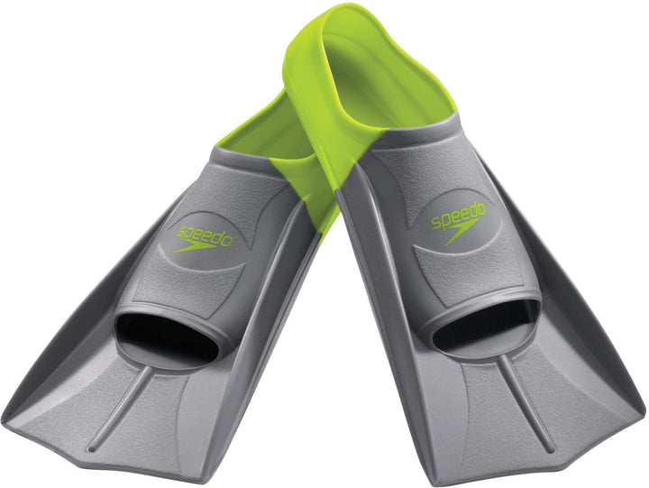 Speedo Schwimmflossen mit Kurzen Flügeln Schuhe XS Gelb / Grau, XS Gelb / Grau