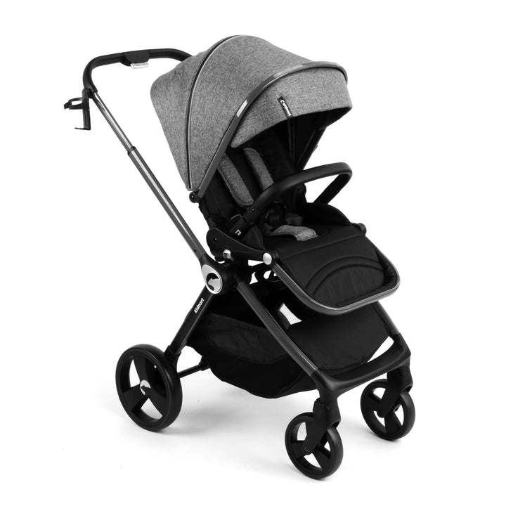 Isbjörn Kinderbuggy ab Geburt bis 22 kg, klappbar mit Liegefunktion, umsetzbare Sitzeinheit, grosse