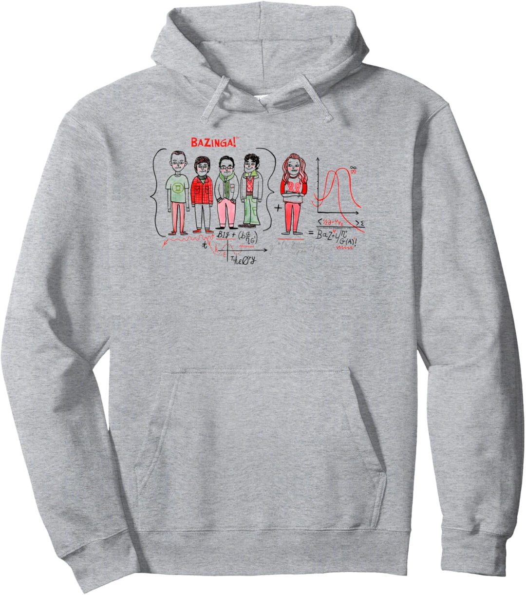 The Big Bang Theory Bazinga Equation Pullover Hoodie