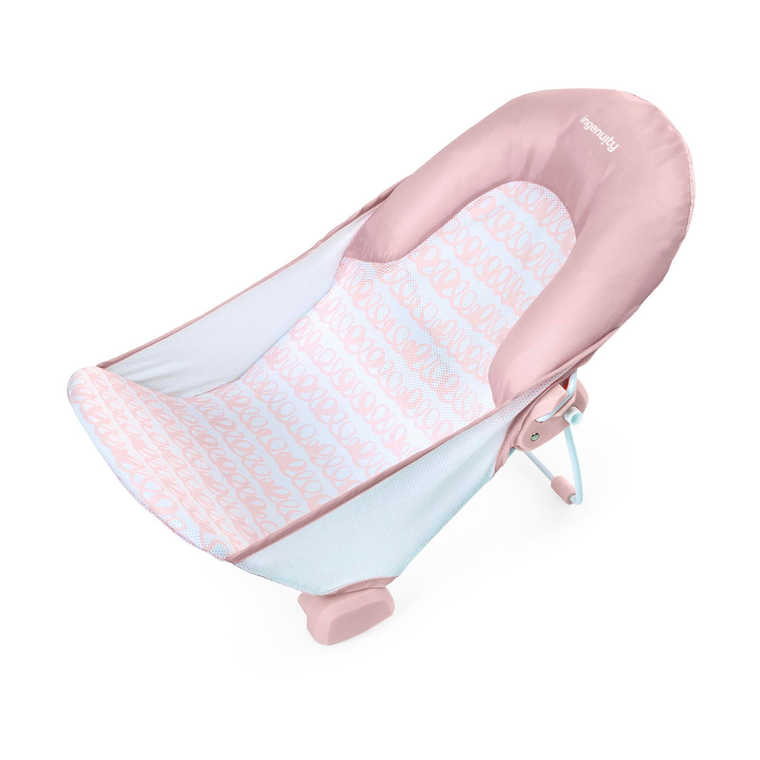 Ingenuity FoldAway 2-Position Bather, 2-Positionen verstellbarer Baby-Badesitz für Waschbecken oder