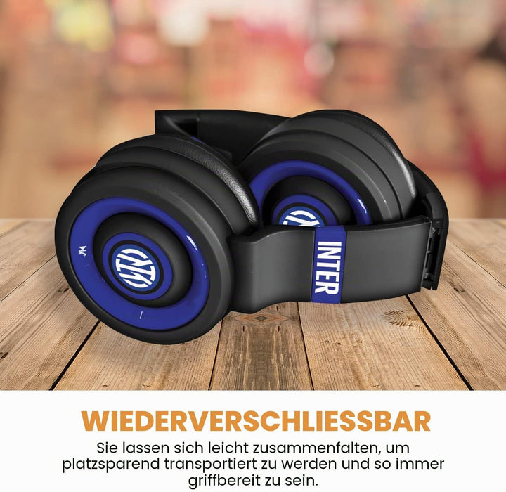 TECHMADE Inter Kabellose Kopfhörer, Over-Ear, kabellos, zusammenklappbar, Kopfhörer mit eingebautem
